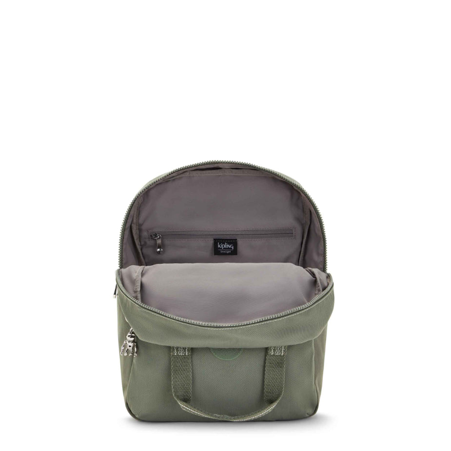 Kipling gray backpack hot sale