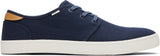 Toms Men Carlo Eco Sneaker Navy Heritage Canvas