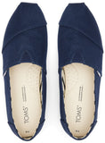 Toms Men Alpargata Navy Recycled Cotton Canvas