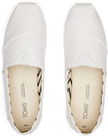 Toms Men Alpargata White Recycled Cotton Canvas