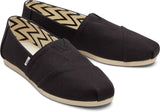 Toms Women Alpargata Wide Width Recycled Cotton Black