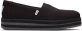 Toms Women Alpargata Midform Espadrille Black