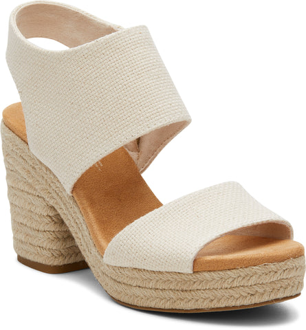 Toms Women Majorca Platform Natural Basket Weave