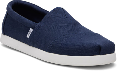 Toms Men Alp Fwd Navy Recycled Cotton Canvas