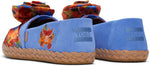 Toms Women Alpargata Frida Kahlo Leather Wrap Ultramarine Blue