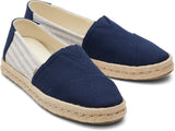 Toms Women Alpargata Rope 2.0 Navy Recycled Stripe