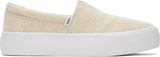 Toms Women Alp Fenix Platform Slip On Natural Undyed