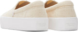 Toms Women Alp Fenix Platform Slip On Natural Undyed