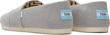 Toms Men Alpargata Drizzle Grey Heritage Canvas