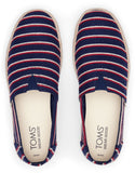 Toms Men Alpargata Rope 2.0 Navy Woven Stripes