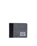 Herschel Unisex Hank II Wallet RFID Raven Crosshatch/Black