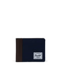 Herschel Unisex Hank II Wallet RFID Peacoat/Chicory Coffee