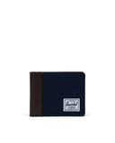 Herschel Unisex Hank II Wallet RFID Peacoat/Chicory Coffee