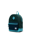 Herschel Unisex Heritage Youth Backpack  - 19L Hunter Green/Reflecting Pond/Sea Jet