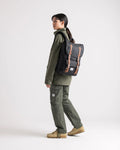 Herschel Unisex Little America Mid Backpack - 20.7L Black/Ivy Green/Chutney