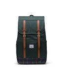 Herschel Unisex Retreat Backpack - 19.5L Darkest Spruce Winter Plaid