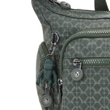 Kipling Gabbie S Crossbody Bags Sign Green Emb