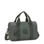 Kipling Bina M Shoulder Bags Sign Green Emb