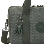 Kipling Bina M Shoulder Bags Sign Green Emb