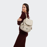 Kipling City Pack S Backpacks Signature Beige