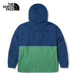 The North Face Men's Crinkle Woven Wind Jacket Deep Grass Green/Shady Blue
