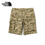 The North Face Men's AOP Cargo Short Military Olive Stippled Camo Print