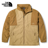 The North Face Men's Crinkle Woven Wind Jacket Khaki Stone/Utility Brown