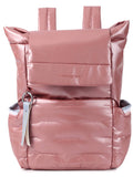 Billowy Backpack With Flap Canyon Rose