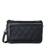 Emma Crossover 3 Compartment RFID Quilted Black