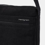 Hedgren Eye M Shoulder Bag Medium + Rfid Corduroy Black