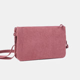 Hedgren Emma 3 Compartment Crossover + Rfid Corduroy Dusty Rose