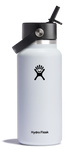 Hydro Flask Wide Mouth with Straw Cap  White - 32oz
