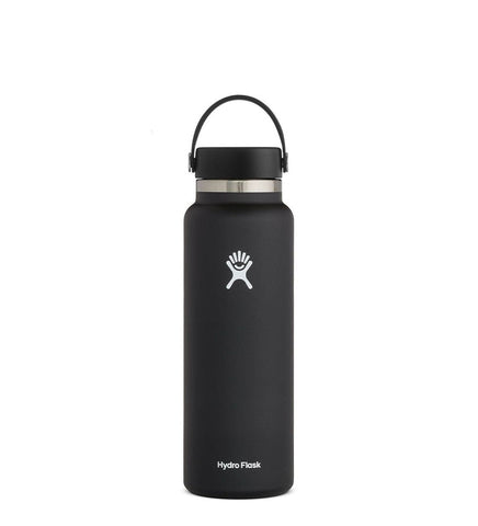 Hydro Flask Wide Mouth 2.0 Black - 40oz