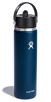 Hydro Flask Wide Mouth with Straw Cap  Indigo - 24oz