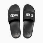 Reef Mens Sandals Reef One Slide Black/White