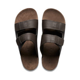 Reef Mens Sandals Ojai Two Bar Brown Leather