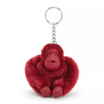 Kipling Monkeyclip M Accessories Funky Red