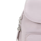 Kipling City Pack S Backpack Gleam Silver