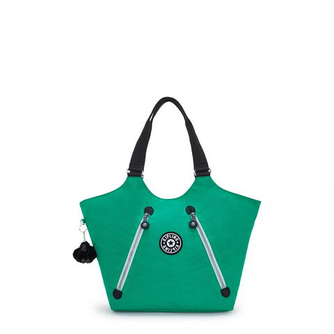 Kipling New Cicely Rapid Green Tote