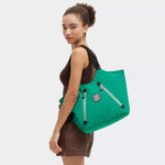 Kipling New Cicely Rapid Green Tote