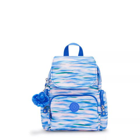 Kipling City Zip Mini Backpack Diluted Blue