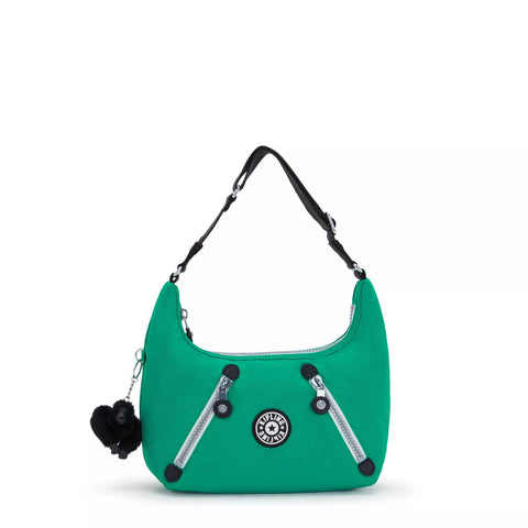 Kipling Nikki Rapid Green Shoulder Bag