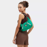 Kipling Nikki Rapid Green Shoulder Bag