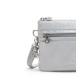 Kipling Riri Crossbody Bag Silver Glam