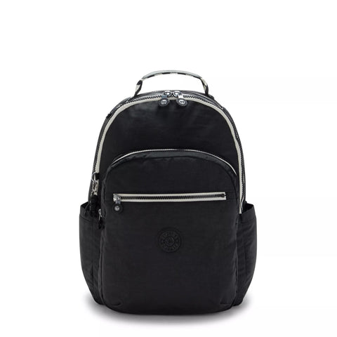 Kipling Seoul Backpack Black Chevron