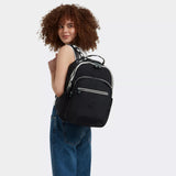 Kipling Seoul Backpack Black Chevron