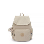 Kipling City Zip S Backpacks Sign Beige Emb