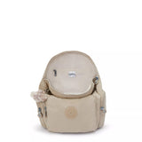 Kipling City Zip S Backpacks Sign Beige Emb