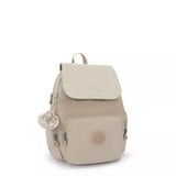 Kipling City Zip S Backpacks Sign Beige Emb