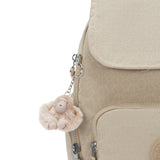 Kipling City Zip S Backpacks Sign Beige Emb